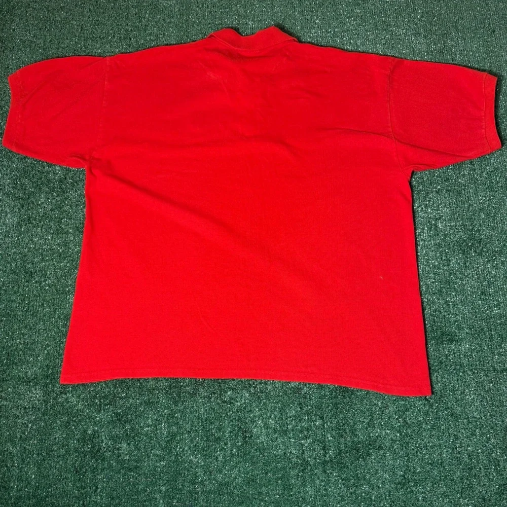Gildan Philadelphia Phillies Polo Shirt Mens 2XL Red MLB Pique P Logo Top